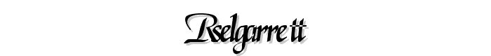 RSElGarrett font