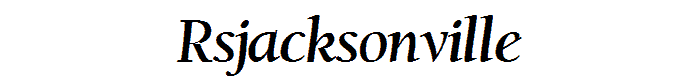 RSJacksonville font