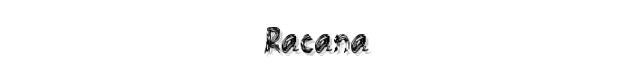 Racana font