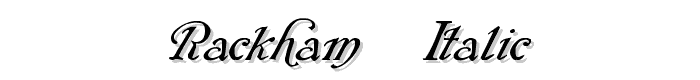 Rackham%20Italic font