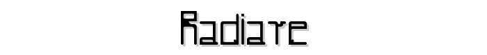 Radiare font