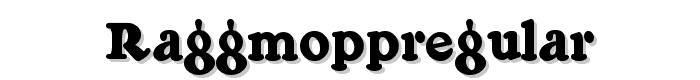 RaggMoppRegular font