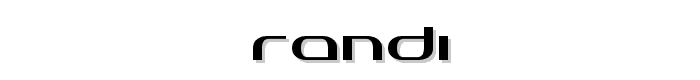 Randi font