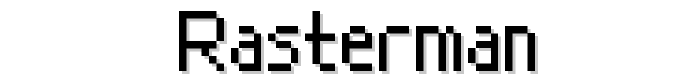 Rasterman font