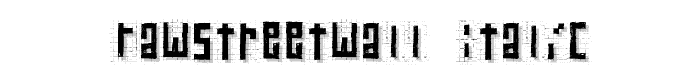 RawStreetWall%20Italic font