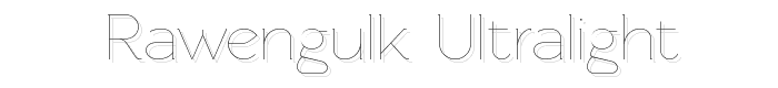 Rawengulk%20Ultralight font