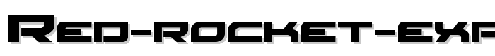 Red Rocket Expanded font