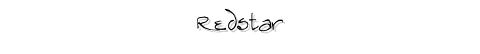 RedStar font