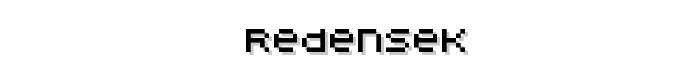 Redensek font