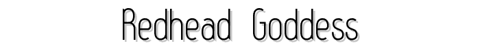 Redhead%20Goddess font