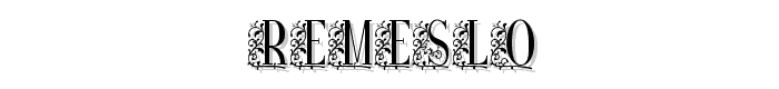 Remeslo font