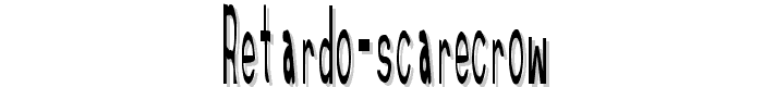 Retardo%20Scarecrow font