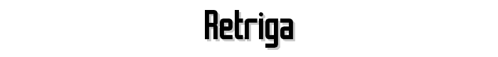 Retriga font