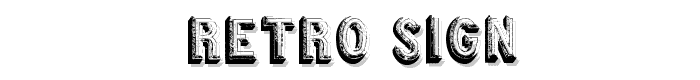 Retro%20sign font