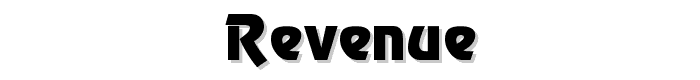 Revenue font