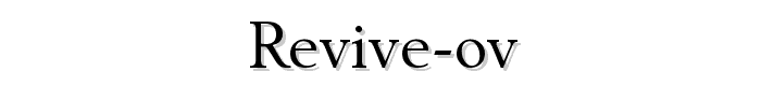 Revive%20OV font