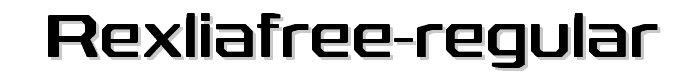 RexliaFree-Regular font