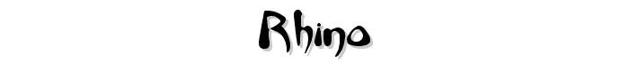 Rhino font