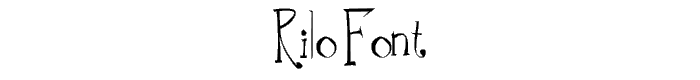 Rilo font