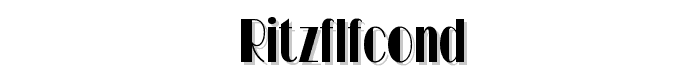RitzFLFCond font