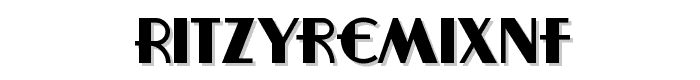 RitzyRemixNF font