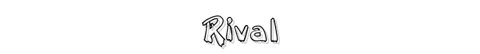 Rival font