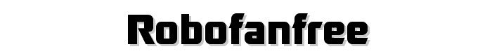 RobofanFree font