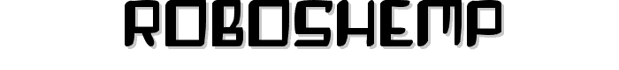 Roboshemp font