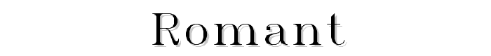 RomanT font