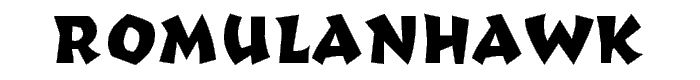 RomulanHawk font