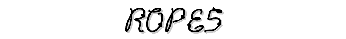 Rope5 font