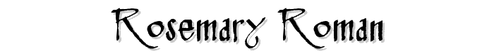 Rosemary%20Roman font