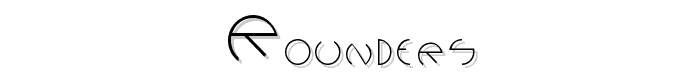 Rounders font