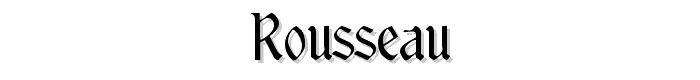 Rousseau™ font