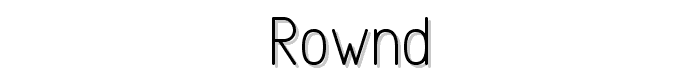 Rownd font