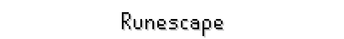 RuneScape font