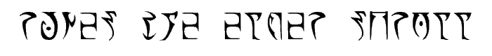 Runes  The elder scroll font