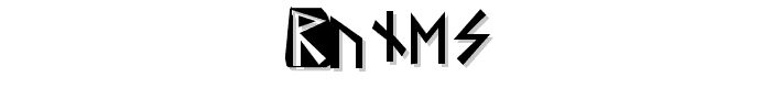 Runes font