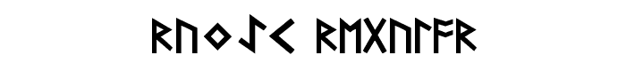 Runic Regular font