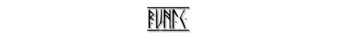 Runic font