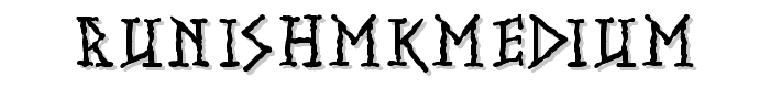 RunishMKMedium font