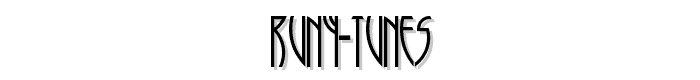 Runy-Tunes font