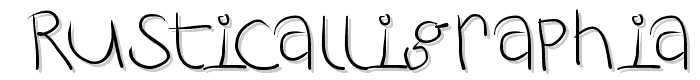 RustiCalligraphia font