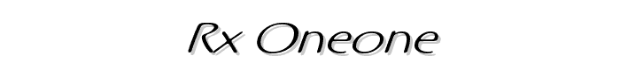Rx-OneOne font