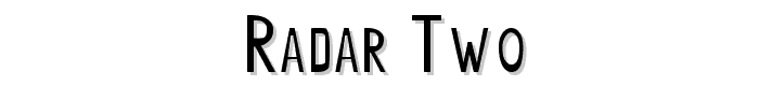 radar_two font