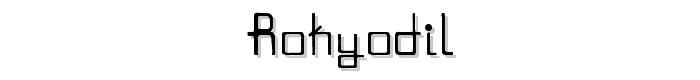 rokyodil font