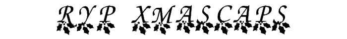 ryp_xmascaps1 font