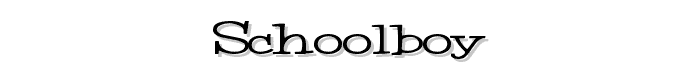 SCHOOLBOY font