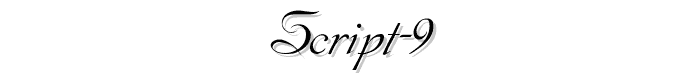 SCRIPT%209 font