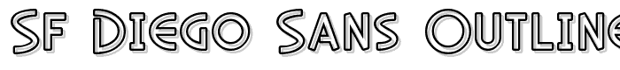 SF Diego Sans Outline font